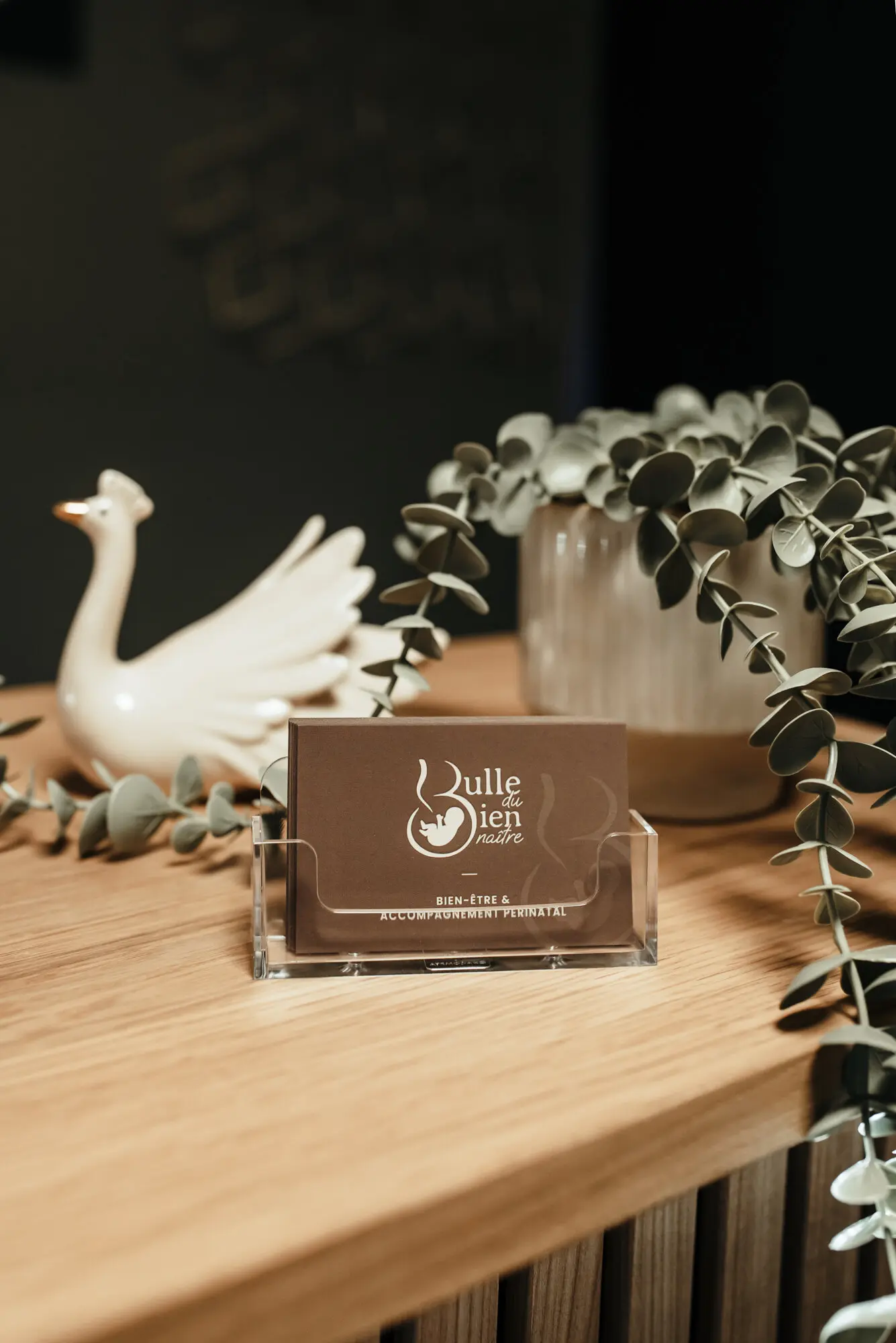 Carte de visite de La Bulle du Bien-Naître, centre de baby spa et accompagnement périnatal à Bois-Guillaume près de Rouen